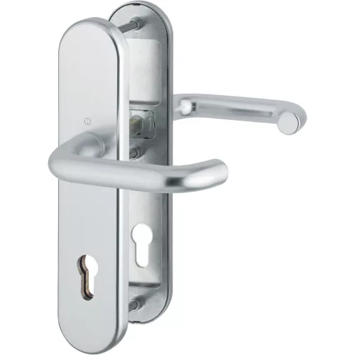 HOPPE PARIS biztonsági kilincsgarnitúra PZ88 67-72 mm ezüst