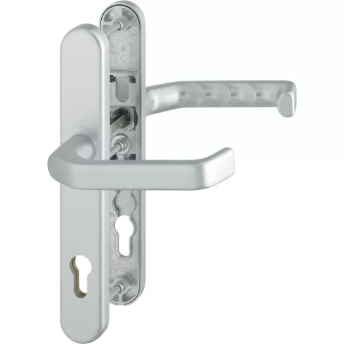 HOPPE LIVERPOOL biztonsági kilincsgarnitúra PZ92 77-82 mm ezüst