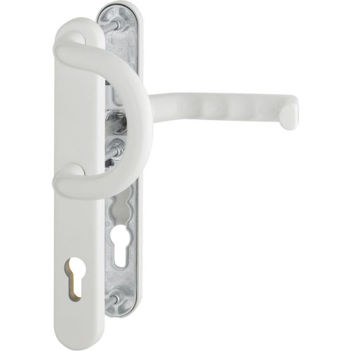 HOPPE LIVERPOOL biztonsági gomb/kilincs garnitúra PZ92 77-82 mm fehér