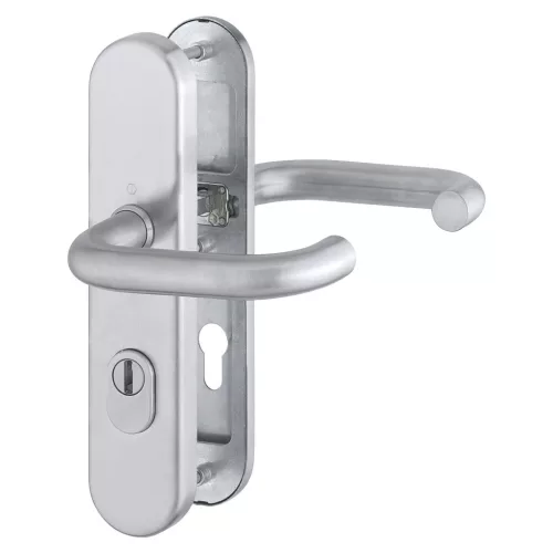 HOPPE PARIS biztonsági kilincsgarnitúra PZ72 42-47 mm nemesacél