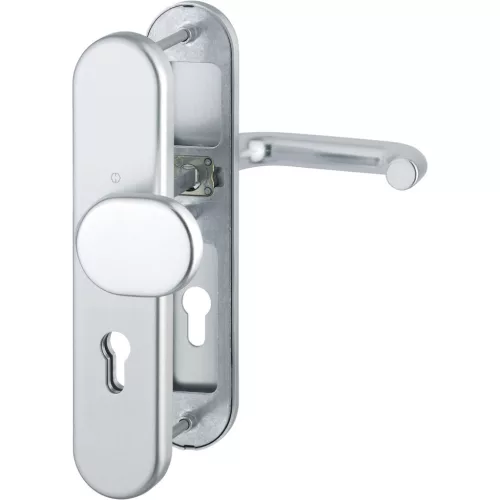 HOPPE PARIS biztonsági kilincsgarnitúra PZ72 42-47 mm ezüst