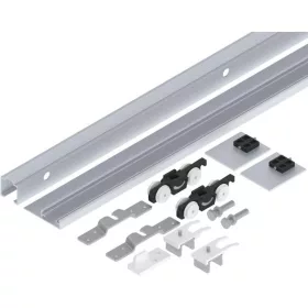   HELM 53 vasalatkészlet fali fa 50 kg futósín L=1700 mm fedlap ezüst