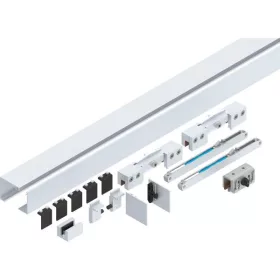   HELM GT-L 80 szerelvényk. üveg 8-1076 mm L=2000 mm 50 kg alum. ezüst eloxálva