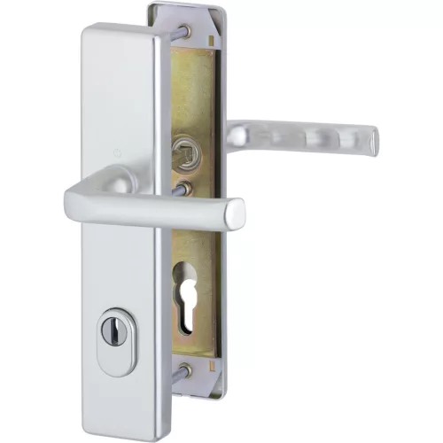 HOPPE LONDON biztonsági kilincsgarnitúra PZ88 62-72 mm ezüst