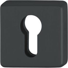   HOPPE cilinderrozetta, belső szögletes PZ, nemesacél fekete matt