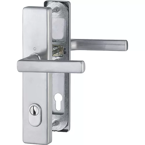 HOPPE DALLAS biztonsági kilincsgarnitúra PZ92 67-77 mm matt