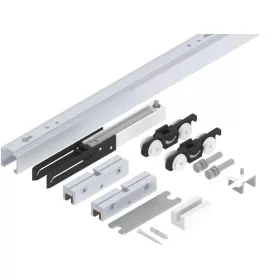   HELM 53 vasalat mennyezeti üveg 50 kg sín hossz=1700mm 1 csillapítóval ezüst