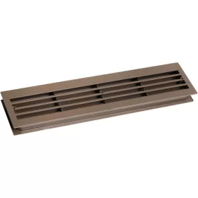   Szellőzőrács szobaajtóhoz 454 x 90 mm ajtóv. 35-45 mm barna műanyag