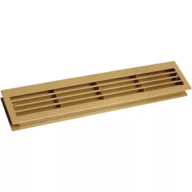   Szellőzőrács szobaajtóhoz 454 x 90 mm ajtóv. 35-45 mm bézs-barna műanyag
