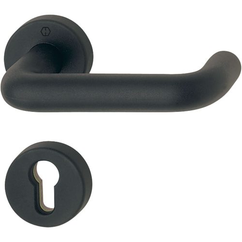 HOPPE PARIS rozettás kilincsgarnitúra 40-66 mm fekete PZ