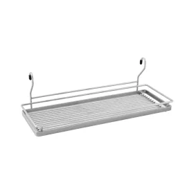 Többcélú polc 455 x 150 x 185 mm nemesacél hatású