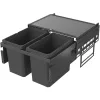 VS ENVI Space hulladékgyűjtő KB 800 mm 1 x 22/1 x 16/2 x 10 Liter lávaszürke