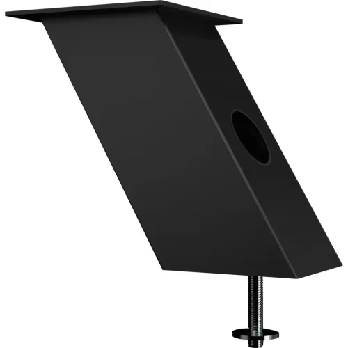 Bár konzol Jumbo "Power Station" ferde H170mm 1 aljzat alumínium fekete
