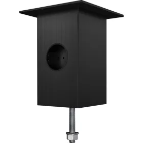   Bár konzol Jumbo "Power Station" egyenes H170mm 1 aljzat alumínium fekete