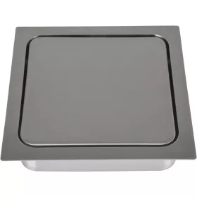 LAMPŽ Drop-in csappantyús szögletes 170 x 170 mm INOX
