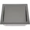 LAMPŽ Drop-in csappantyús szögletes 170 x 170 mm INOX
