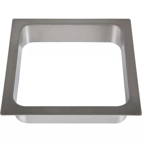 LAMPŽ Drop-in csappantyús szögletes 170 x 170 mm INOX