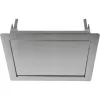 LAMPŽ Drop-in csappantyús szögletes 384 x 294 mm INOX