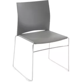 TOPSTAR W-szék vendégszék szürke/krómozott