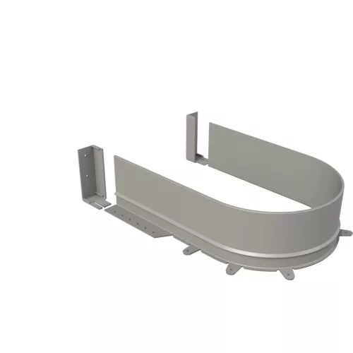 SyphonFlex - rugalmas műanyagprofil a mosogatótálcához fehér vastagság 16mm
