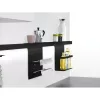 Linero MosaiQ univerzális tálca 200 mm acél fekete