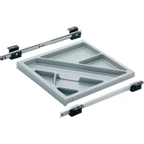 HETTICH SYSTEMA TOP 2000 írószertartó kihúzó szett 380 mm Alu-Finish