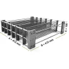 Rendszerező SpaceFlexx 472x130x472 mm műanyag sötétszürke