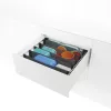 Rendszerező SpaceFlexx 472x130x472 mm műanyag sötétszürke