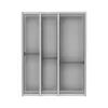 NINKA evőeszköztartó betét Cuisio szélesség 450 mm MERIVOBOX műanyag grafit