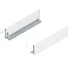 Kábelátvezető porvédő kefével/nyitásrásegítővel 280x120x25 mm alu
