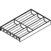 BLUM AMBIA-LINE evőeszköztartó 500 mm szél. 300 mm acél karbonfekete