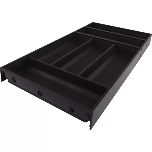 BLUM AMBIA-LINE evőeszköztartó 650 mm szél. 300 mm acél karbonfekete