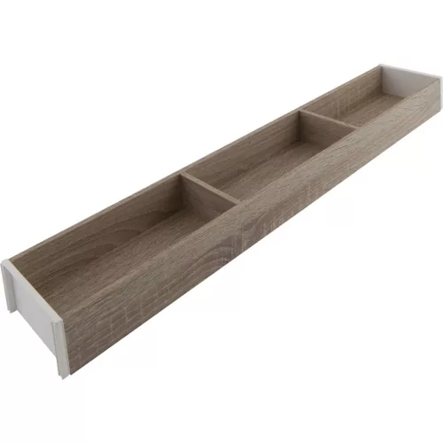 BLUM AMBIA-LINE fiókosztó-keret keskeny 600 mmszél. 100mm Bardolino tölgy