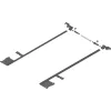BLUM AMBIA-LINE adapterprofil magasság C 218 mm acél orionszürke