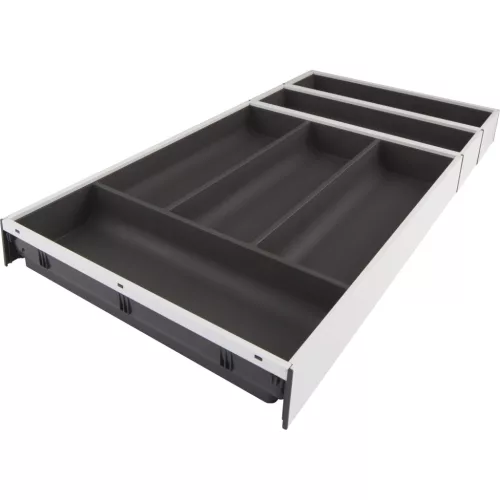 BLUM AMBIA-LINE evőeszköztartó 650 mm acél fehér/szürke