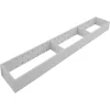 BLUM AMBIA-LINE fiókosztó-keret keskeny 650 mm acél selyemfehér