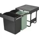 BRABANTIA beépíthető hulladékgyüjtő Sort & Go 10/10/20 litersötétszürke műanyag