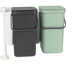   BRABANTIA beépíthető hulladékgyüjtő Sort & Go 2 x 12 literműanyag zöld/szürke