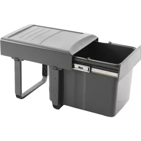   EKOTECH beépíthető hulladékgyüjtő Mega 40 1 x 34 liter műanyag világosszürke