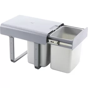   EKOTECH beépíthető hulladékgyüjtő Ekko 40 1 x 16/2 x 8 liter szürke műanyag