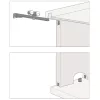 VS ENVI Single beépíthető hulladékgyűjtő 450 mm 12 l műanyag lávaszürke
