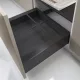 NINKA eins2vier burkolókeret KB 600 mm acél sötétszürke