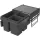 VS ENVI Space hulladékgyűjtő KB 500 mm 1 x 16/2 x 10 Liter lávaszürke