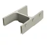 NINKA BANIO tároló 2-szeres műanyag áttetsző 164 x 84 mm