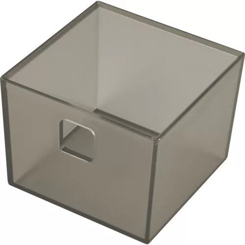 NINKA BANIO tároló 1-szeres műanyag szürke áttetsző 84 x 84 mm
