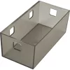 NINKA BANIO tároló 2-szeres műanyag szürke áttetsző 164 x 84 mm