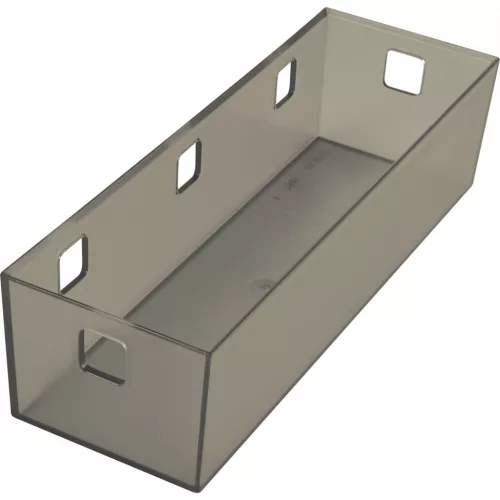 NINKA BANIO tároló 3-szeres műanyag szürke áttetsző 251 x 84 mm