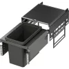 VS ENVI Space hulladékgyűjtő KB 400 mm 1 x 22 Liter lávaszürke