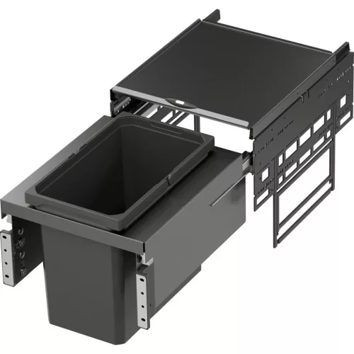 VS ENVI Space hulladékgyűjtő KB 400 mm 1 x 22 Liter lávaszürke