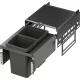 VS ENVI Space hulladékgyűjtő KB 400 mm 2 x 10 Liter lávaszürke